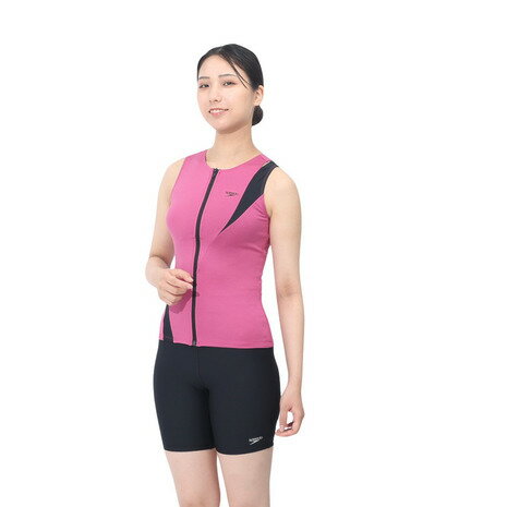 スピード(SPEEDO)(レディース)フィットネス水着 レディース 水泳 ディアゴナジッププロセパレーツ SFW32410 HM スピード(SPEEDO)(レディース)フィットネス水着 レディース 水泳 ディアゴナジッププロセパレーツ SFW32410 HM