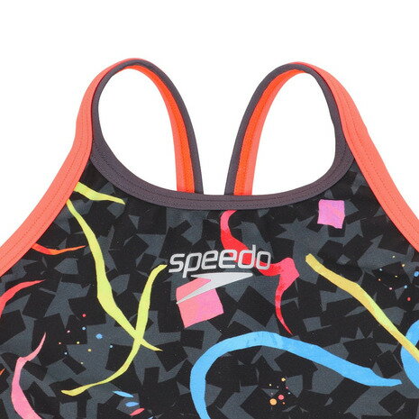 スピード（SPEEDO）（キッズ）競泳水着 ジュニア 女子 水泳 フェリシタシオン ターンズ スーツ STG02401 MT 3