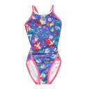 アリーナ(ARENA)(キッズ)競泳水着 ジュニア 女子 水泳 リトル・マーメイド トレ-ニングワンピ-ス AS5SWM56G BLPK