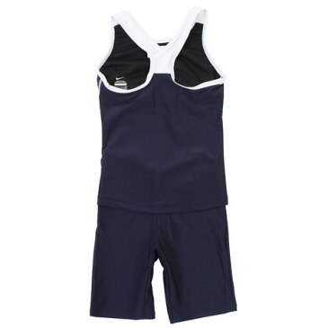 【9/5はエントリーで会員ランク別P10倍】ナイキ(NIKE) 水着 ガールズ 女児 セパレート ネイビー 紺 1981703-01 ジュニア 女児 女子 (キッズ)
