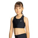 ナイキ(NIKE)(キッズ)スクール水着 ジュニア 女子 水泳 スイムブラトップ 黒 140-170センチ 1991110-009 スイムブラトップ インナー ...