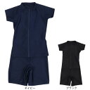 フットマーク(FOOTMARK)(キッズ)スクール水着 ジュニア 女子 水泳 ガールズ 袖付セパレート 0247302NVY 130-170cm