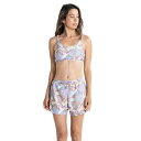 ロキシー(ROXY)(レディース)水着 上下 ラッシュTシャツ 3点セット ON THE BEACH RSW231007BRN