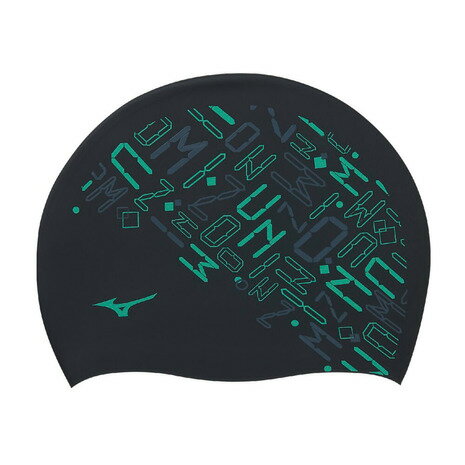 ミズノ(MIZUNO)(メンズ、レディース)スイムキャップ 水泳 シリコーンキャップ 黒 N2JWC54509 スイミングキャップ 水泳帽 シリコン