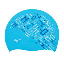 ミズノ(MIZUNO)(メンズ、レディース)スイムキャップ 水泳 シリコーンキャップ ターコイズ N2JWC54524 スイミングキャップ 水泳帽 シリコン