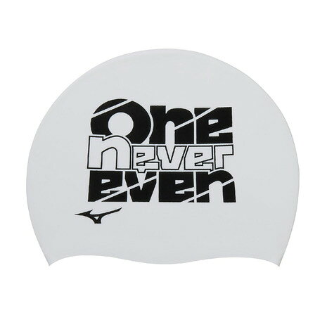 ミズノ(MIZUNO)(メンズ、レディース)スイムキャップ 水泳 シリコーンキャップ 白 N2JWC54601 スイミングキャップ 水泳帽 シリコン