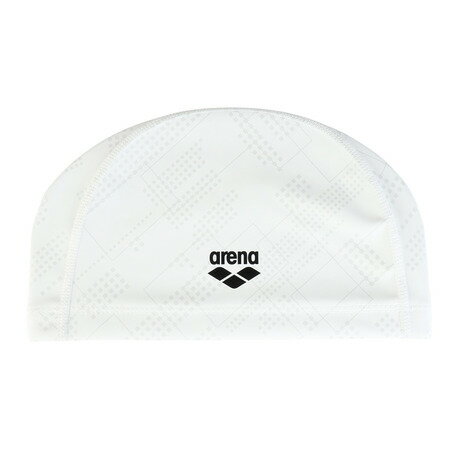 アリーナ(ARENA)(メンズ、レディース)シリコーンキャップ 水泳 2WAY 白 AS5SSC31U WHBK 水泳帽 防水 総柄 スイマーグッズ スイムグッ...