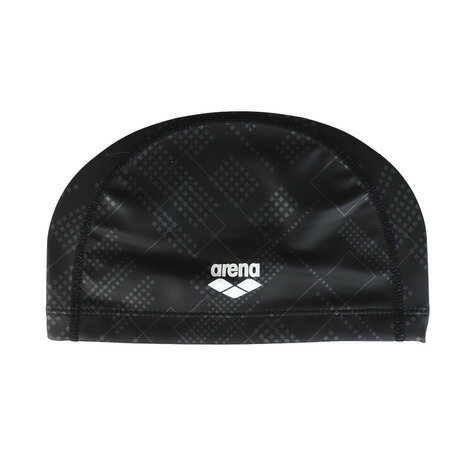 アリーナ(ARENA)(メンズ、レディース)キャップ 2way シリコーンキャップ 黒 白 50-59センチ AS5SSC31U BKWH 水泳 総柄 健康 フ...