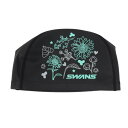 スワンズ(SWANS)(メンズ、レディース)スイムキャップ 水泳 キャップ 2WAY シリコンキャップ 黒 SA-70 HIM BK スイミングキャップ 水泳帽 練習用