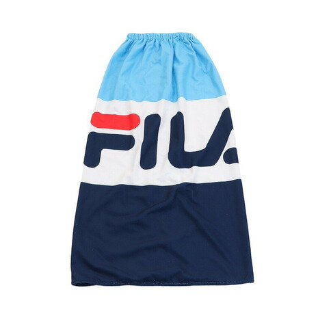 フィラ（FILA）（メンズ レディース）水泳 タオル ロゴボーダー巻きタオル ラップタオル 429800BL