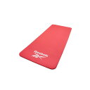 リーボック(REEBOK)(メンズ、レディース)トレーニングマット Fitness 15mm 赤 183×80cm RAMT-11018RD ヨガマット トレー...