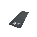 リーボック(REEBOK)(メンズ、レディース)トレーニングマット Fitness 7mm 黒 173×61cm RAMT-11014BK ヨガマット トレーニ...