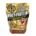ゴールドジム(GOLD'S GYM) ホエイプロテイン ストロベリー風味 1500g F5615 (Men's、Lady's)