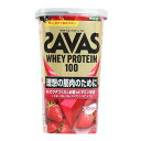 ザバス(SAVAS)(メンズ、レディース)ホエイプロテイン100 ストロベリー味 280g 2635128