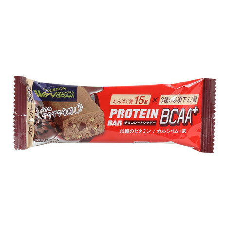 ブルボン(bourbon)(メンズ、レディース)プロテインバー チョコレートクッキー 36155 栄養 健康 成長期 小腹 おやつ 勉強 部活 運動 スポーツ ...