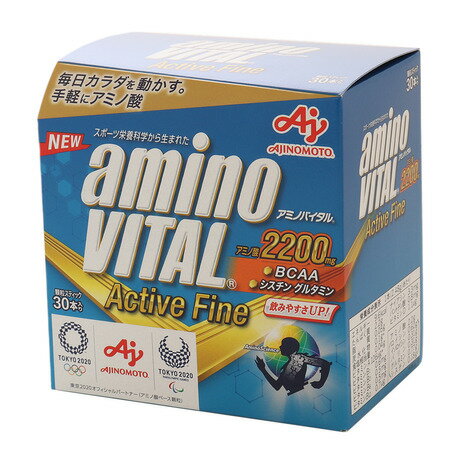 アミノバイタル（amino VITAL） アミノバイタル アクティブファイン 30本入 （メンズ、レディース）