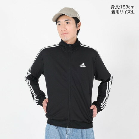 【最大7万ポイントバック！要エントリー＆抽選★11/25限定】アディダス（adidas）（メンズ）ジャージ スリーストライプス レギュラーフィット ダブルニット トラックトップ BXF58 2