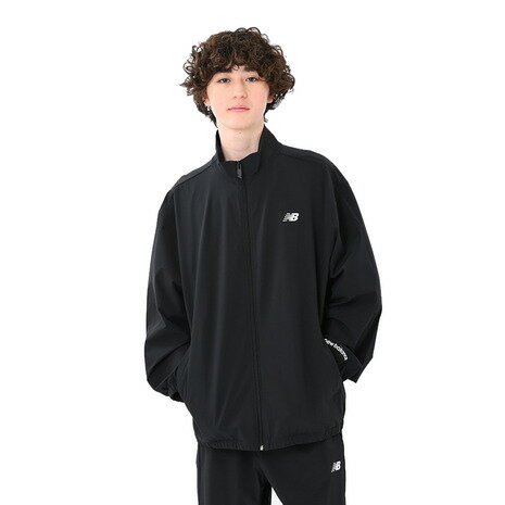 【ポイント10倍!要エントリー★ブラックフライデー限定】ニューバランス(new balance)(メンズ)ウーブントラックジャケット AMJ51504BK