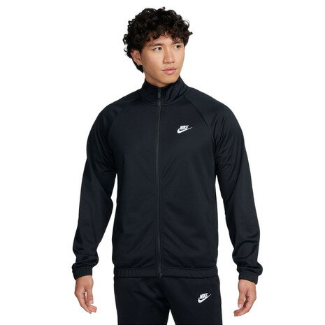 ナイキ NIKE メンズ ジャージ上下セット ストレッチ ブラック 黒 クラブ ポリニット トラックスーツ FB7352-010