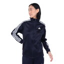 アディダス（adidas）（レディース）スリーストライプス ウォームアップ ジャケット トラックトップ JUH57-IX4951