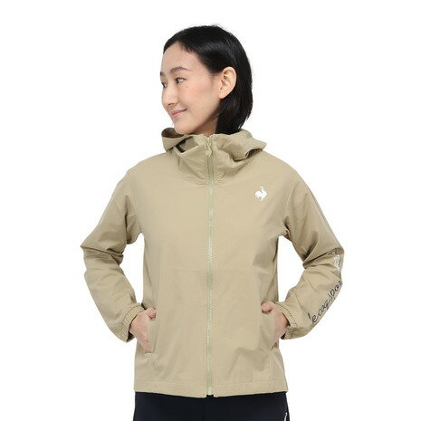 ルコックスポルティフ アウトドアジャケット レディース ルコックスポルティフ（lecoqsportif）（レディース）ストレッチクロス ジャケット QMWXJF20 BG