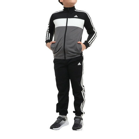 アディダス（adidas）（キッズ）ジャージ 上下セット トラックスーツ ジュニア BOYS ESSENTIALS TIBERIO 29325-GN3970