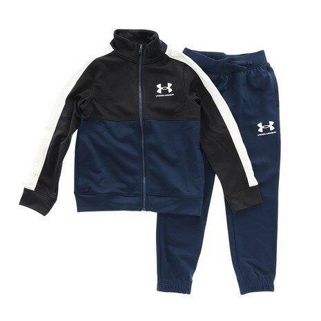 アンダーアーマー（UNDER ARMOUR）（キッズ）ジュニア ジャージ 上下セット CBLOCK KNIT トレーニングスーツ 1373978…