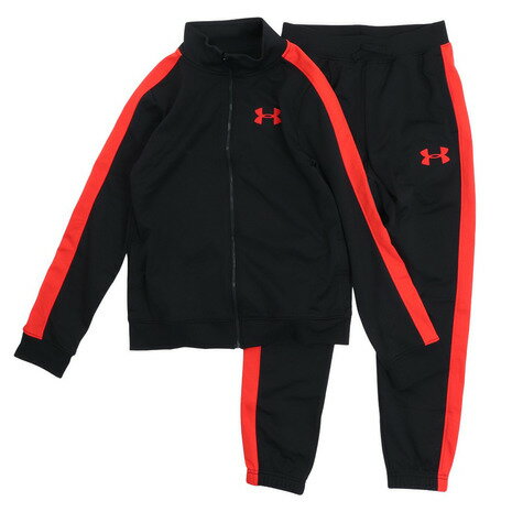 アンダーアーマー（UNDER ARMOUR）（キッズ）ジュニア ジャージ 上下セット ニットトラックスーツ 1363290 002