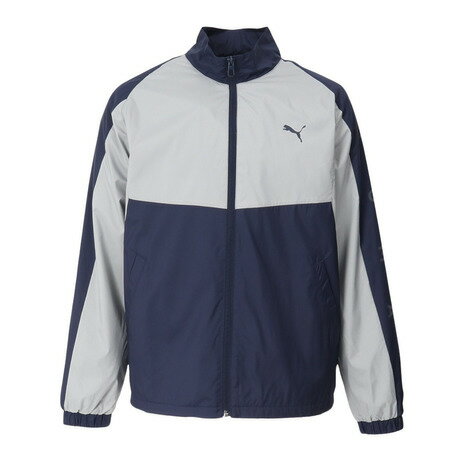 プーマ(PUMA)(メンズ)ヒートクロス BRUSHED トリコット ライナージャケット 528452 06 NVY