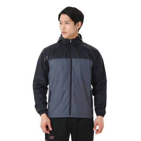 ニューバランス(new balance)(メンズ)Black Out Collection ウーブンジャケット 裏起毛 AMJ45283CHC