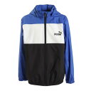 プーマ（PUMA）（キッズ）ボーイズ ESS+ カラーブロック 防水 ウィンドブレーカー 849664 92 BLU