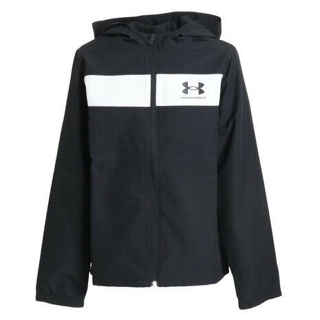 ウインドブレーカー 子供用 アンダーアーマー（UNDER ARMOUR）（キッズ）ジュニア スポーツスタイル ウインドブレーカー 1370183 002