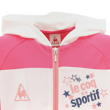 ルコック スポルティフ(Lecoq Sportif) ガールズ シャツジャケット QMJPJC61XB FPK (キッズ)格安セール サッカー 用品 セール