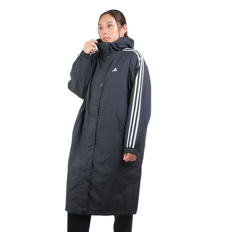 【10/25 24h限定 エントリー＆対象3店舗買い回りで最大P10倍！】アディダス（adidas）（レディース）ベンチコート インサレーテッドコート IZG90-GF0025 アウター コート 冬 あったか