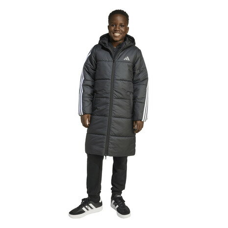 【ポイント10倍!要エントリー★12/4 20:00〜12/11 23:59まで】アディダス(adidas)(キッズ)キッズ 3ストライプロングコート JYD1...
