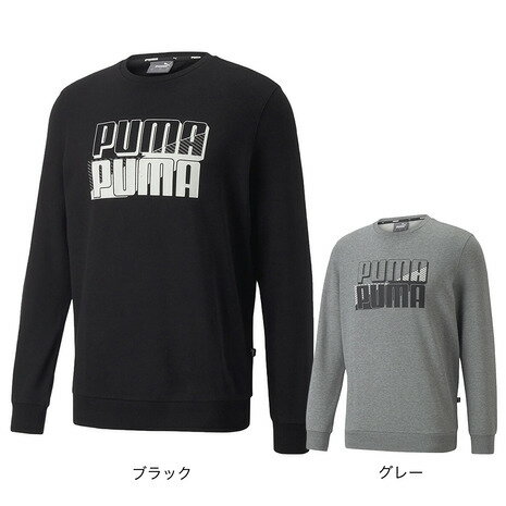 プーマ（PUMA）（メンズ）スウェット プルオーバー POWER ロゴ クルースウェット 672509