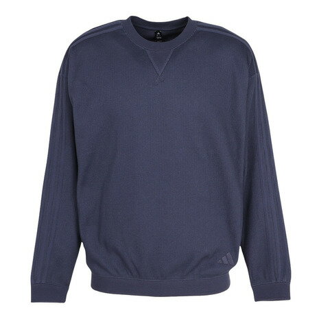 アディダス（adidas）（メンズ）ルーズフィット ワッフル スウェット SX224-KG0778