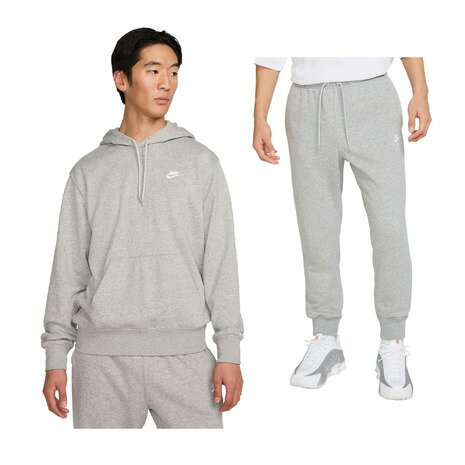 ナイキ(NIKE)(メンズ)クラブ フレンチテリー プルオーバー パーカー上下セット FN3867-063 FN3802-063