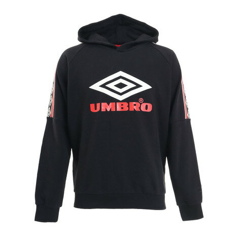アンブロ（UMBRO）（メンズ）HERITAGE スウェットパーカー ULUQJF21 BLKのサムネイル