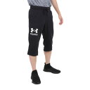 アンダーアーマー（UNDER ARMOUR）（メンズ）ジョガーパンツ ライバルテリー 3/4 パンツ 1378384 001 ドライ 吸水 速乾