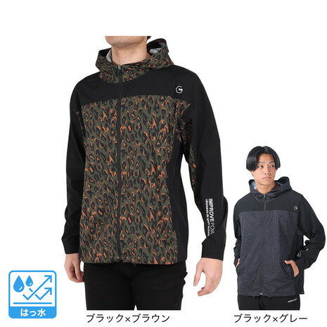 ジローム（GIRAUDM）（メンズ）絶耐撥水 UV WOVEN PT フーディージャケット SW4S0077-TR860-GRSD
