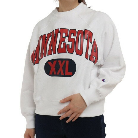 チャンピオン-ヘリテイジ（CHAMPION-HERITAGE）（レディース）リバースウィーブ RAGLAN COLLEGE クルースウェット CW-W006 010