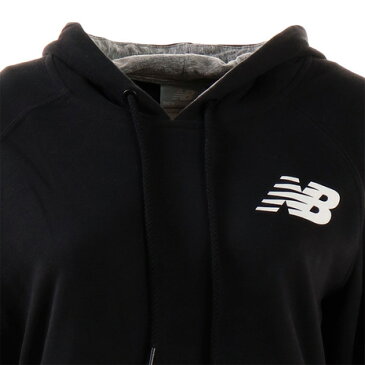 ニューバランス(new balance) スウェット レディース フレンチテリーフリースフーディ AWT91854BK オンライン価格 (レディース)