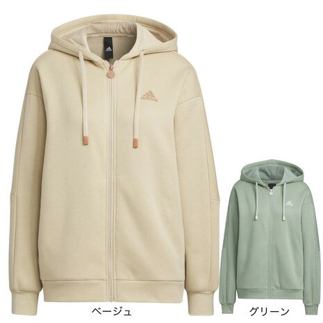 アディダス（adidas）（レディース）パーカー レディース ワーディング ルーズフィット フリース IEH71