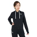 アンダーアーマー(UNDER ARMOUR)(レディース)パーカー レディース フルジップ フーディー ライバルテリー 1369853 001