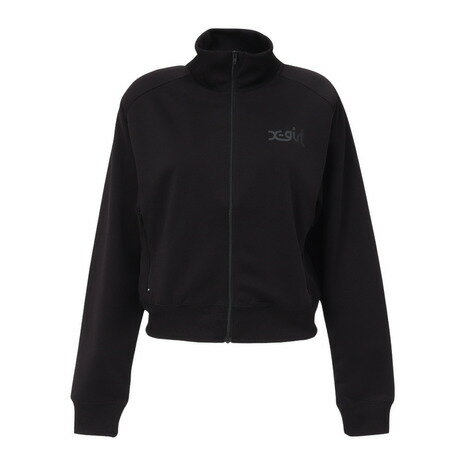 エックスガール（X-gir）（レディース）ショート トラックジャケット 155253021007-BLACK