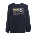 プーマ PUMA キッズ ACTIVE SPORTS クルースウェット TR 674119 43 NVY