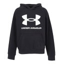 アンダーアーマー(UNDER ARMOUR)(キッズ)ジュニア ビッグ ロゴ ライバルフリース フーディー 1372174 001(4)