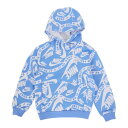 ナイキ(NIKE)(キッズ)ジュニア パーカー B NSW CLUB AOP プルオーバーフーディ 86L169-BGZ(4)