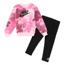 【最大7万ポイントバック!要エントリー&抽選★5/1限定】ナイキ(NIKE)(キッズ)トレーナー キッズ 上下セット CREW LEGGING SET 36L0...